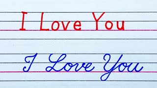 Download lagu How to write I love you in cursive writing | I love you in cursive handwriting | I love you writing mp3