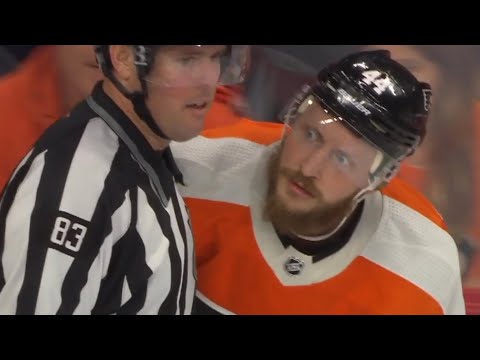 Rough stuff from the Philadelphia Flyers vs New Jersey Devils￼ game (2022 NHL)￼