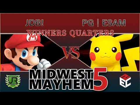 Midwest Mayhem 5 WINNERS QUARTERS - JBD! (Mario) vs PG | ESAM (Pikachu, Mewtwo)