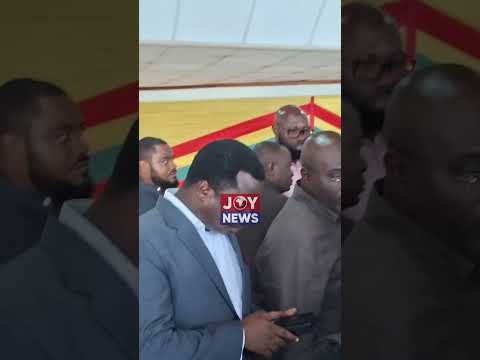 Nana Agyei Baffour Awuah and other Minority MPs arrive in Parl for a Press Conference on EOCO arrest