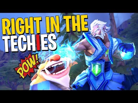 POW! Right In The Techies - DotA 2