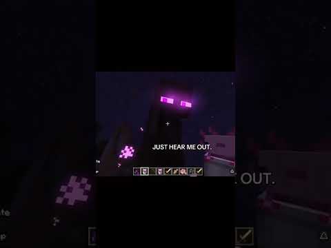 not me falling for it #enderman #hearmeout #minecraftshorts #enderman