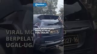 VIRAL Mobil Pajero Berpelat Polri Ugal-ugalan Usai Mau Terobos Busway, Dihalangi Anggota TNI