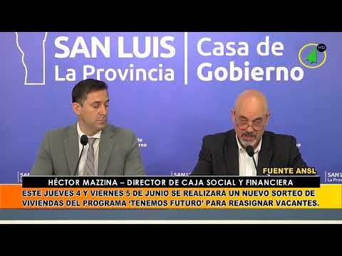Plan Tenemos Futuro: tercer sorteo de viviendas en localidades de San Luis este jueves y viernes.