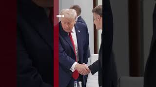 'Eu sou o chefe', diz Trump ao entrar em reunião com líderes do G7 