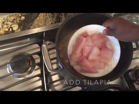 Seafood Okro with Oat-Fufu