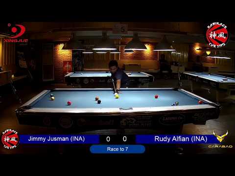 Jimmy Jusman (INA) VS Rudy Alfian (INA) - Asia Qualifier Predator World 10 Ball Championship