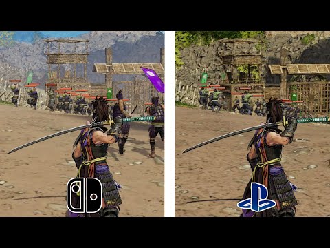 Samurai Warriors 5 | Graphics Comparison (Switch vs PS4)