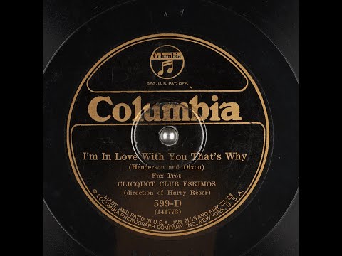 Clicquot Club Eskimos: 1926 "I'm in Love with You That's Why"  in Virtual Stereo