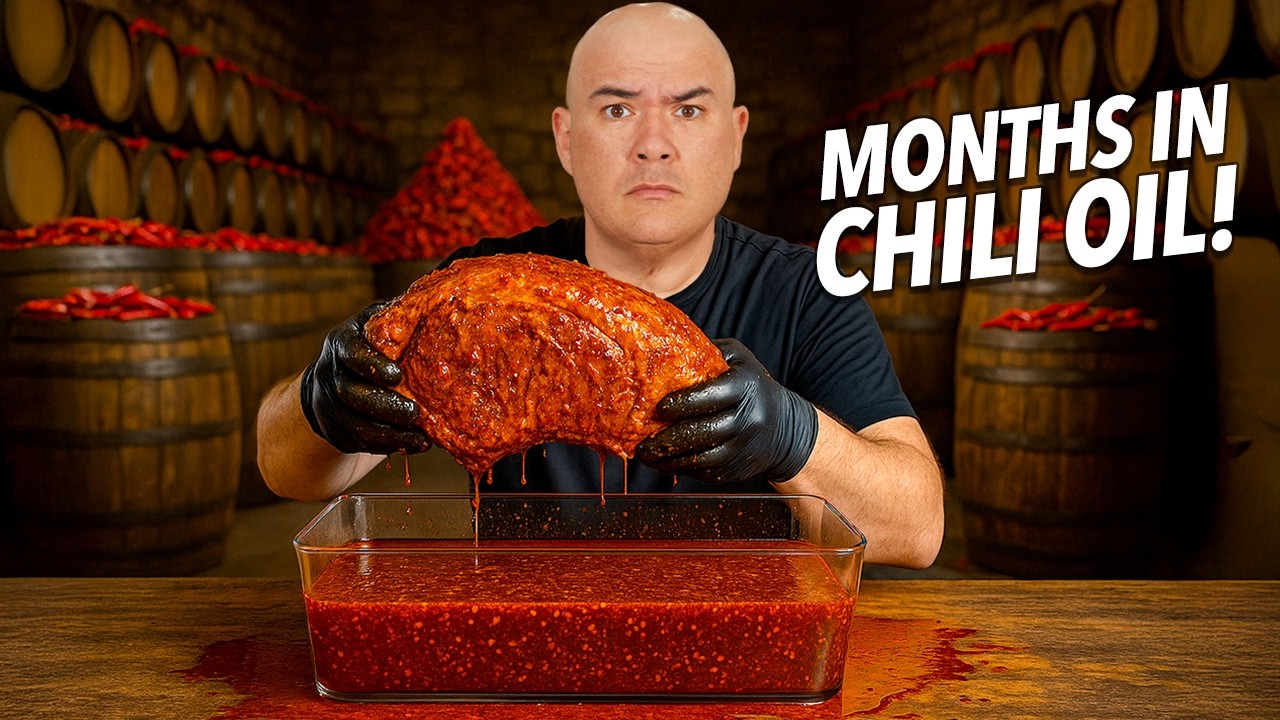 I soaked Steaks in CHILI OIL for months and ate it!