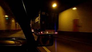 preview picture of video 'Airbrush lkw im Elb Tunnel Hamburg Geile fahrt zu Depeche Mode Lumix Panasonic DMC TZ7'