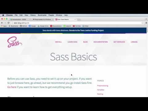 Sass & SCSS Tutorial for Beginners Playlist