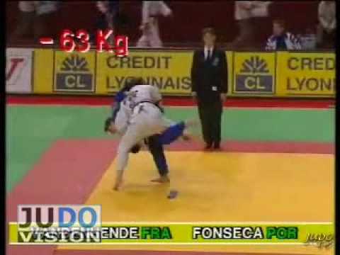 JUDO 2000 Tournois de Paris: Severine Vandenhende (FRA) - Maria Fonseca (POR)