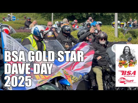Riding the BSA Gold Star on Dave Day 2025 - A Tribute to Dave Myers