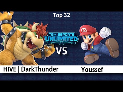 TGM eSports Unlimited - Top32 - HIVE | DarkThunder (Bowser) vs. Youssef (Mario)
