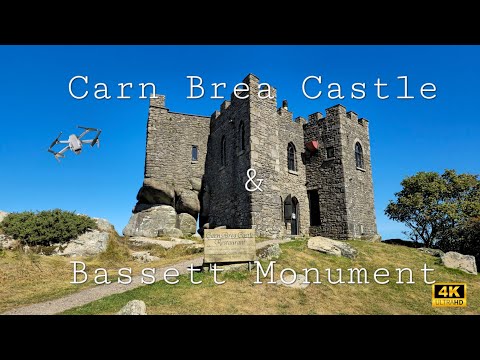 Carn Brea Castle & Bassett Monument boast one of the best views of Cornwall ive seen! 