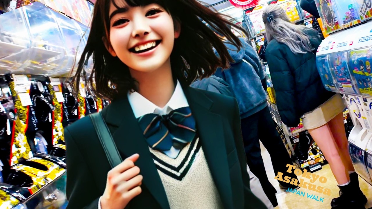 Tokyo Asakusa 🐶 Enjoy 💖 4K Nonstop 1 Hour