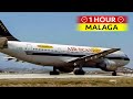 1 Hour Of Plane Spotting At MALAGA 2000