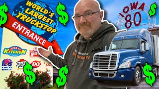 Living at The World’s Largest Truck Stop for a WHOLE DAY 🚚🍽️ + Iowa 80 Truck Museum Tour 🚚🍽️
