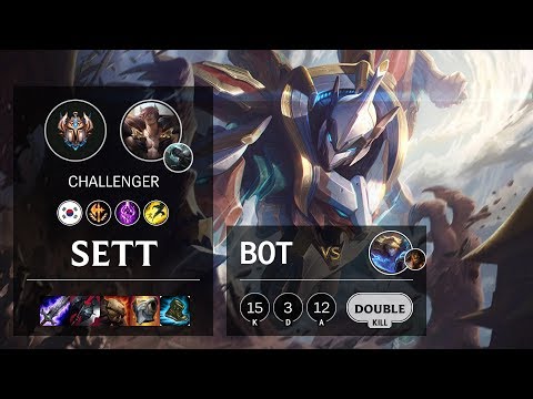 Sett Bot vs Ezreal - KR Challenger Patch 10.9