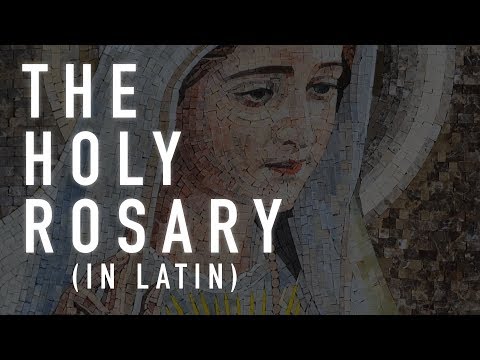 Rosary in Latin (20 Decades w/English Meditations)