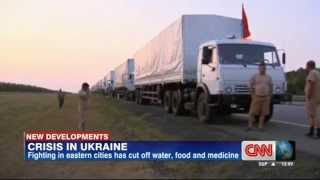 preview picture of video 'Русский конвой рвётся в Украину'