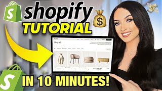 How to Build a Shopify Store in 10 Minutes & MAKE MONEY (STEP BY STEP)