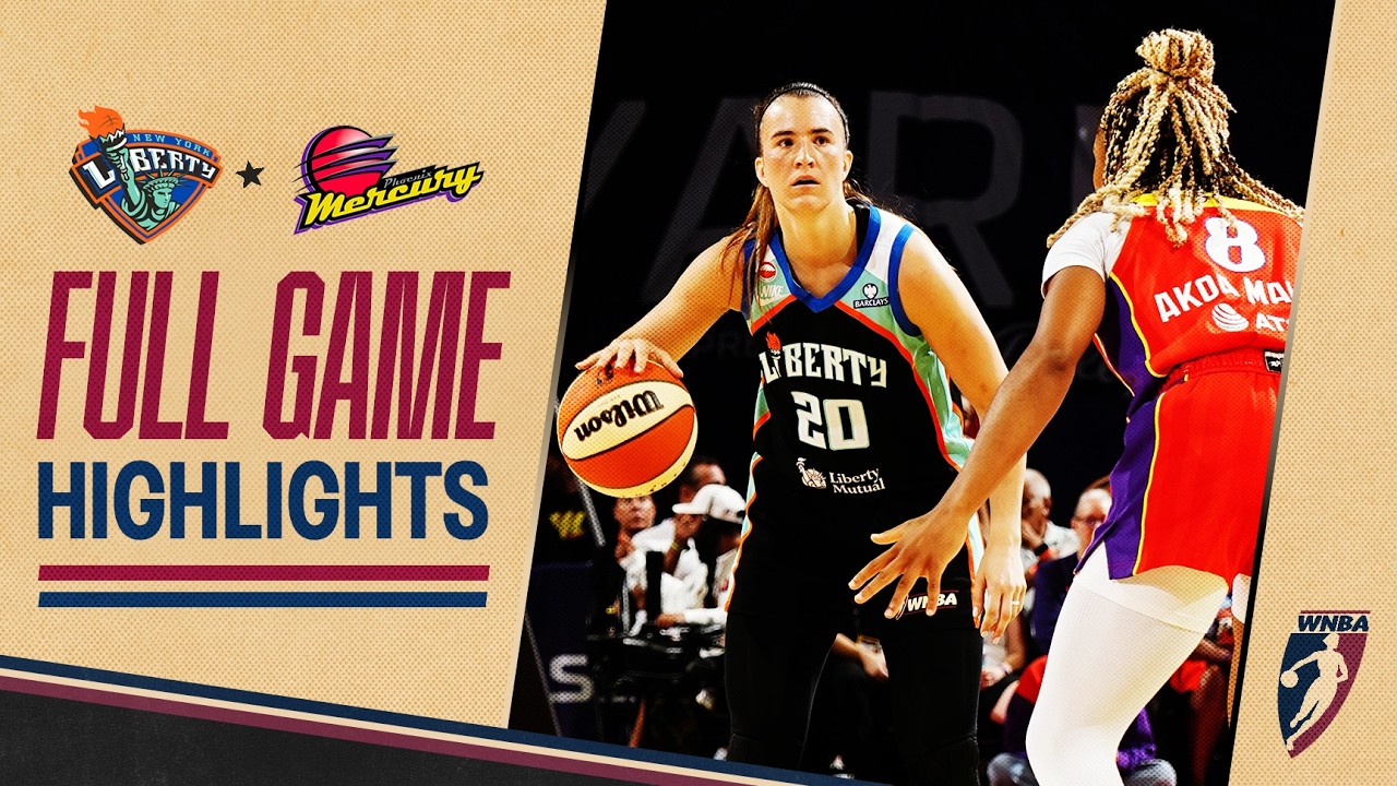 8월2일 뉴욕리버티 피닉스머큐리 WNBA 하이라이트