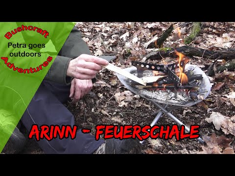 ARINN Fire Bowl / Feuerschale 🤠🔥 - Tolle Lösung für Bushcraft und Camping -