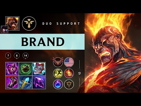Brand Support vs Rakan - NA Grandmaster Patch 25.24