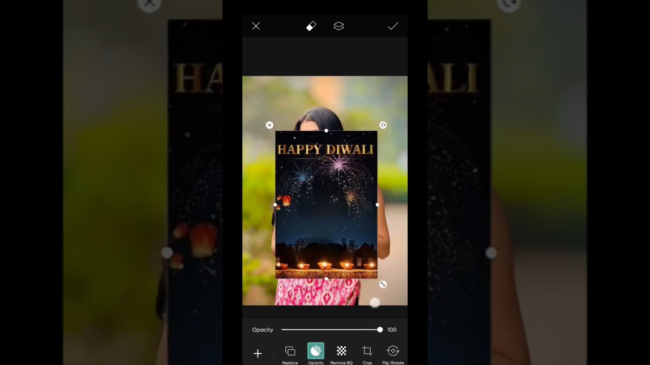 Diwali par editing karna shikhe/ picart editing background change  kr#changebackground #love #short
