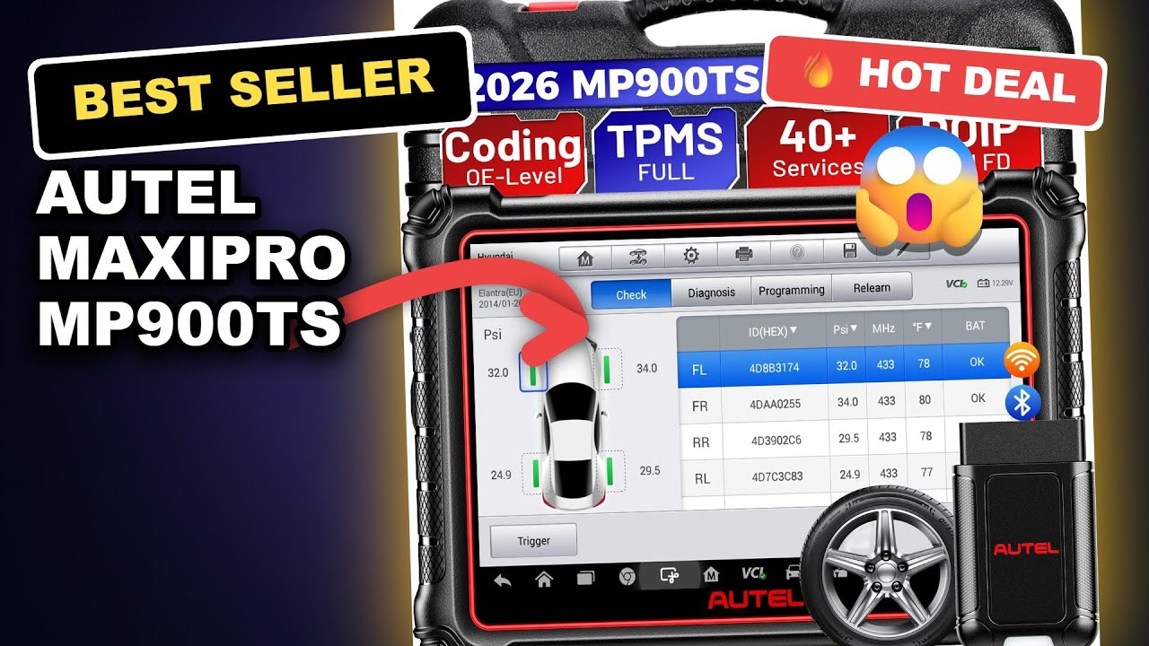 Autel MaxiPRO MP900TS Scanner Honest Review: Is It Worth for Mechanics in 2026?