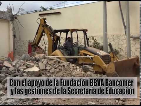 Inicia la demolición total de la secundaria López Mateo