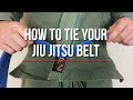 Best Way To Tie Jiu Jitsu Belt “Hollywood Style” (BJJ, Aikido, Judo, Karate, etc..)