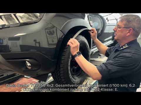 Dacia Duster III Dotz Dakar Black ET26 auf Dacia Duster II + Info