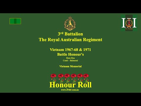 3 RAR VIETNAM REMEMBRANCE