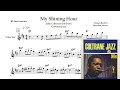 John Coltrane Solo Transcription | "My Shining Hour" | Coltrane Jazz
