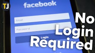 How to Search Facebook WITHOUT an Account or Login!