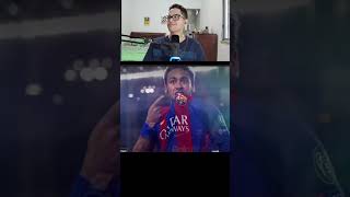 QUANDO NEYMAR LEMBRA DO QUE JÁ FEZ NO BARCELONA (REACT) #shorts #neymar #futebol