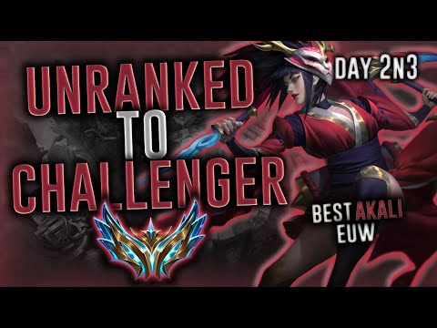 UNRANKED TO CHALLENGER WITH AKALI, EP. 2