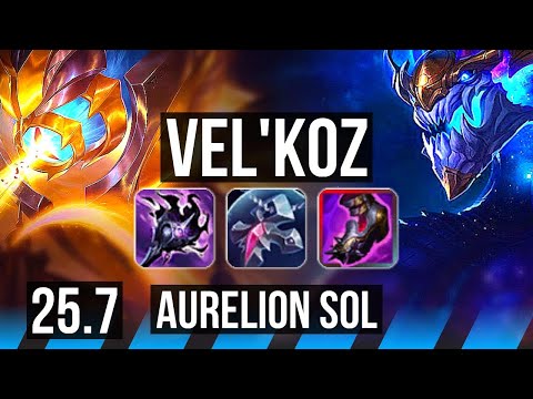 VEL'KOZ vs AURELION SOL (MID) | EUW Master | 25.7