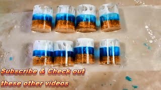 "How To Make Resin Shot Glasses Beach Ocean Waves | Resin Art" From Oct 8, 2020