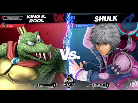 Smash @ Miz's WiFi Sub Tourney - Trash (King K. Rool) vs. RobbieAK47 (Shulk) Winners Quarters