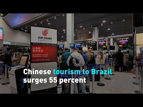 Chinese tourism to Brazil surges 55 percent
