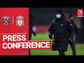 Jürgen Klopp's pre-match press conference | West Ham