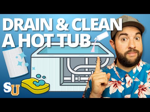 How to DRAIN and CLEAN a HOT TUB