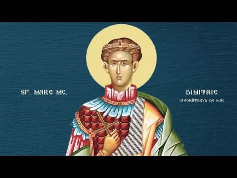 🔴 LIVE: Slujba Privegherii în cinstea Sfântului Mucenic Dimitrie, Izvorâtorul de Mir #26octombrie