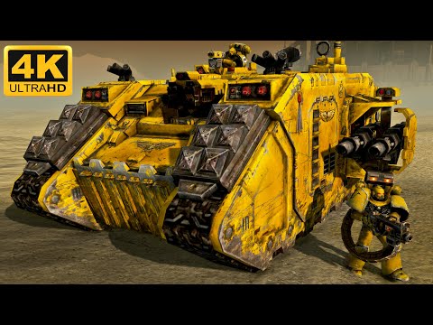 IMPERIAL FISTS vs CHAOS LEGIONS - Warhammer 40k Mod | Men of War: Assault Squad 2 (4K)