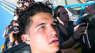 ALMOST PASSED OUT ON A ROLLERCOASTER!!