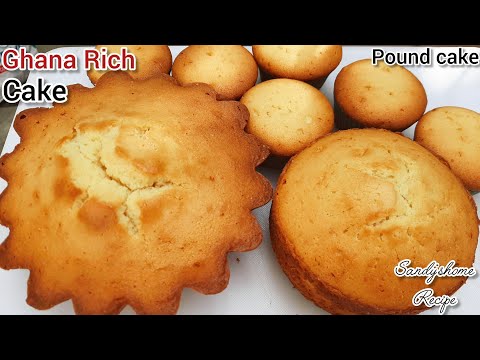 How To Make Ghana 🇬🇭 Pound Cake /Rich Soft and Moist Cake/Cake Recipe.